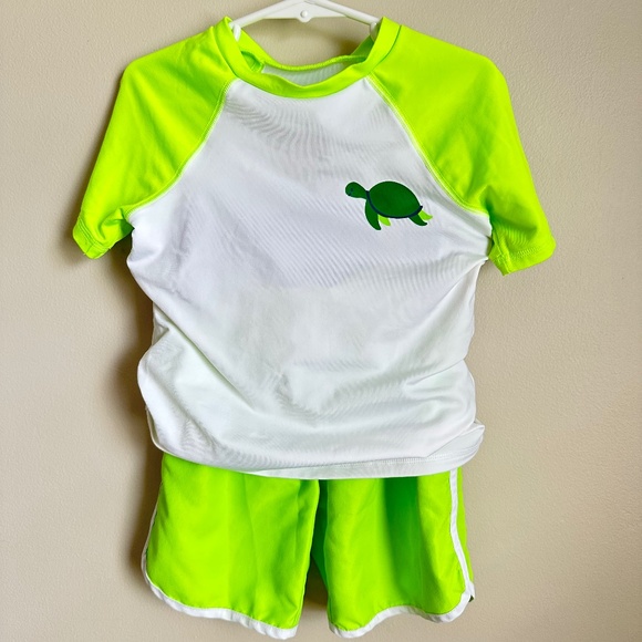 Cat & Jack Swim Boys Swim Trunks And Rash Guard Set Poshmark